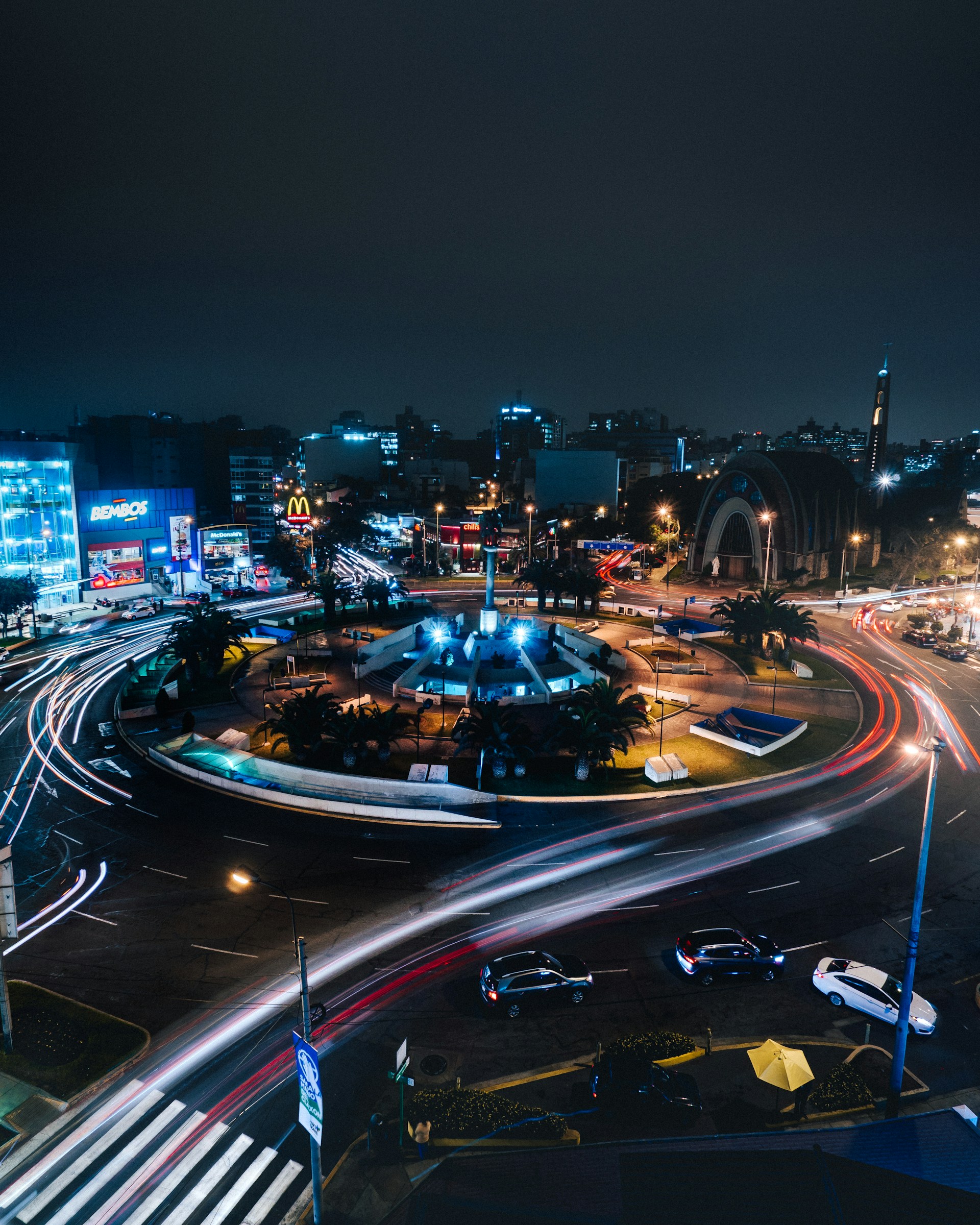 Miraflores at night